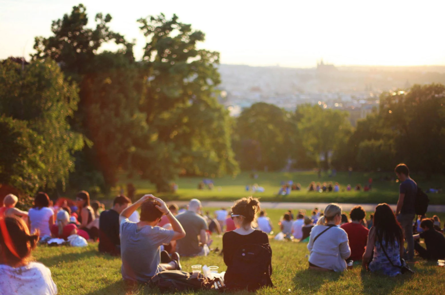 concert in the park